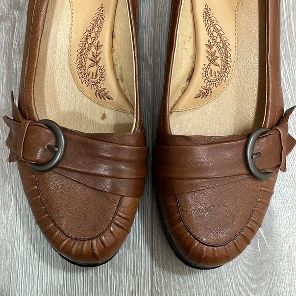 NWOT Sofft Seryn 1018000 Brown Leather Pump Heel 9M - Picture 5 of 15